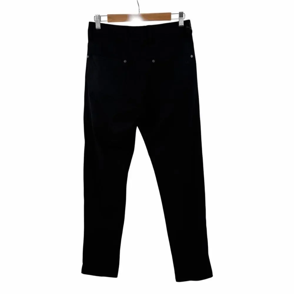 Collars & Co CEO Tech Pull On Pants in black Size 30x30